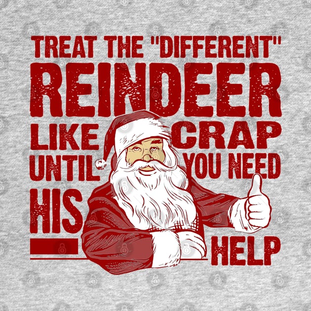 Santa Did Rudolph Dirty by PopCultureShirts